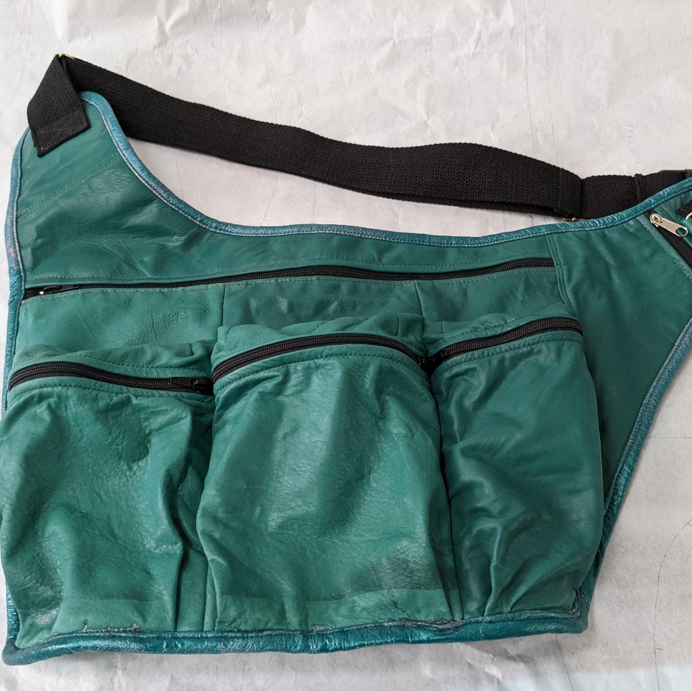 Handmade shoulder/ messenger laptop/tablet bag